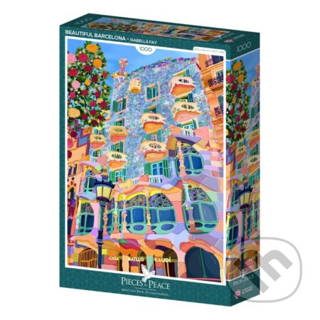 Puzzle Nádherná Barcelona 1000 dílků