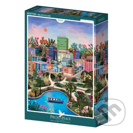 Puzzle Boston - Millie Putland - puzzle z kategorie 500 - 1000 dílků