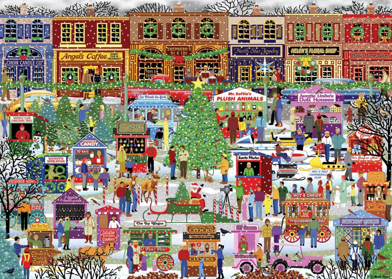 Puzzle Trh Kris Kringle 1000 dílků