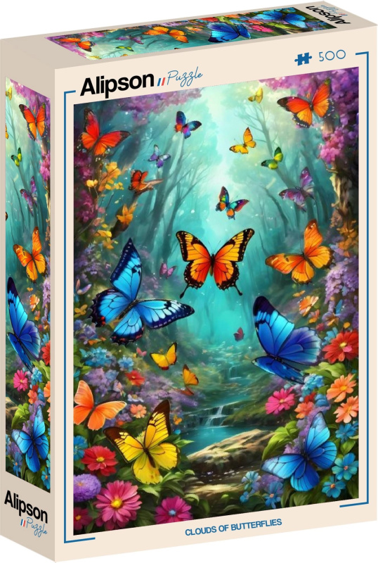 Alipson puzzle motýlí oblaka 500 dílků