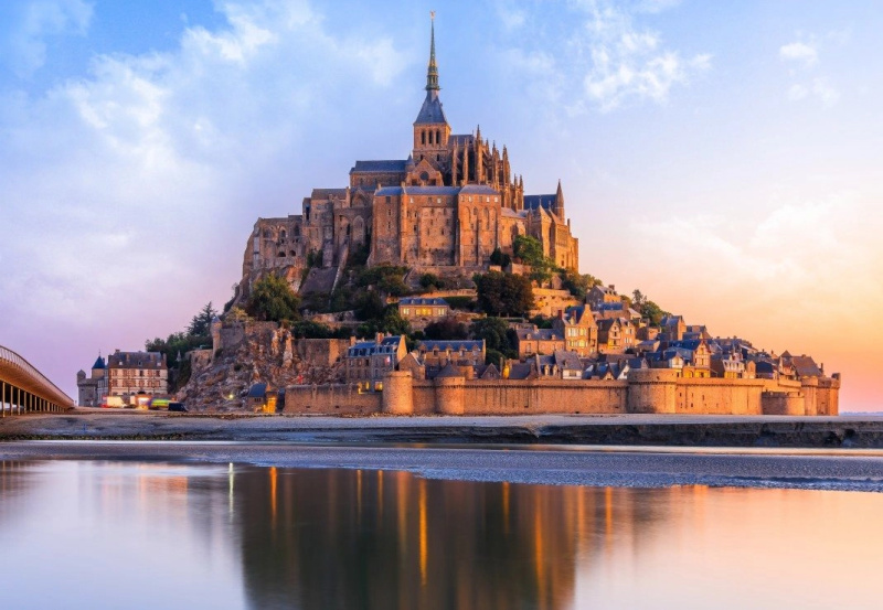 Puzzle le mont saint michel 1000 dílků
