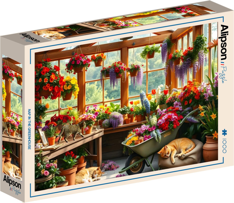 Alipson puzzle odpočinek ve skleníku 1000 dílků