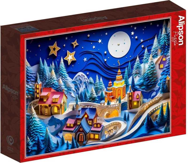 Puzzle Alipson 1000 dílků Zimní krajina