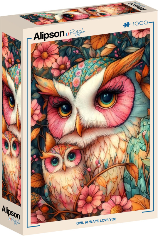 Puzzle Alipson 1000 dílků Sova tě vždycky miluje