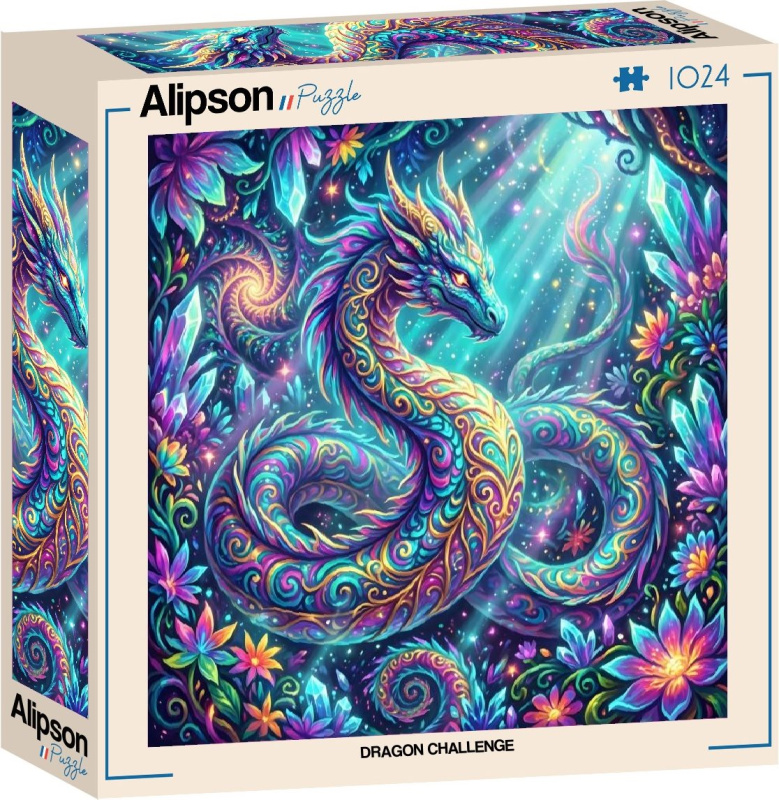 Alipson čtvercové puzzle dračí výzva 1000 dílků