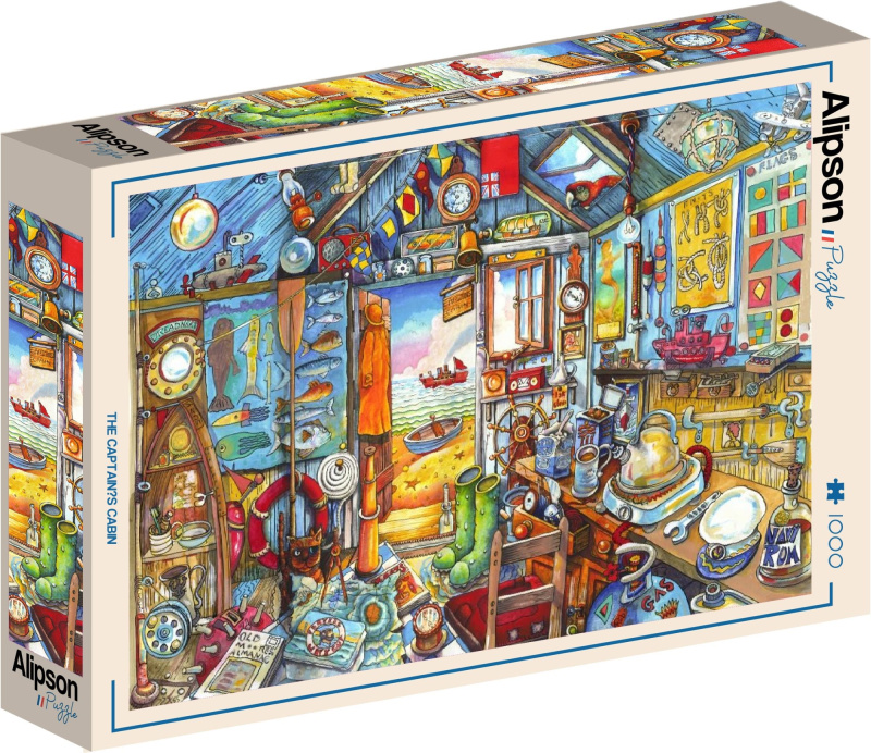 Puzzle Alipson 1000 dílků Kapitánova chata