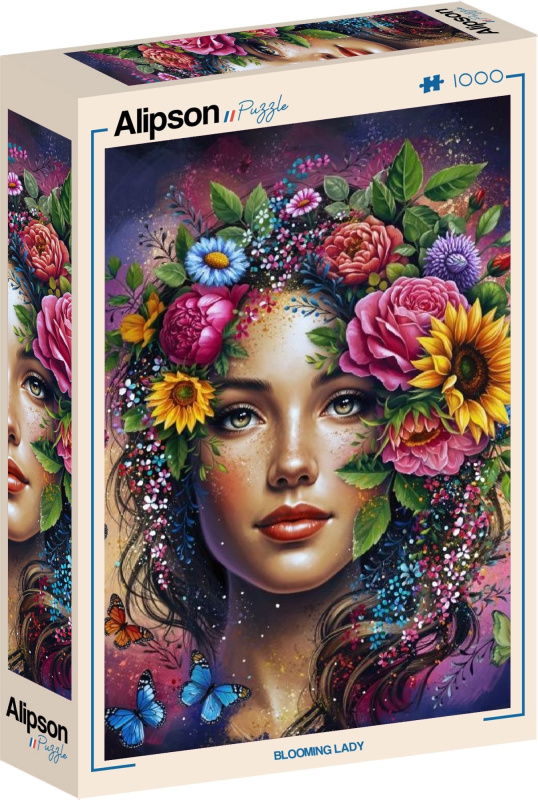 Alipson puzzle rozkvetlá dáma 1000 dílků
