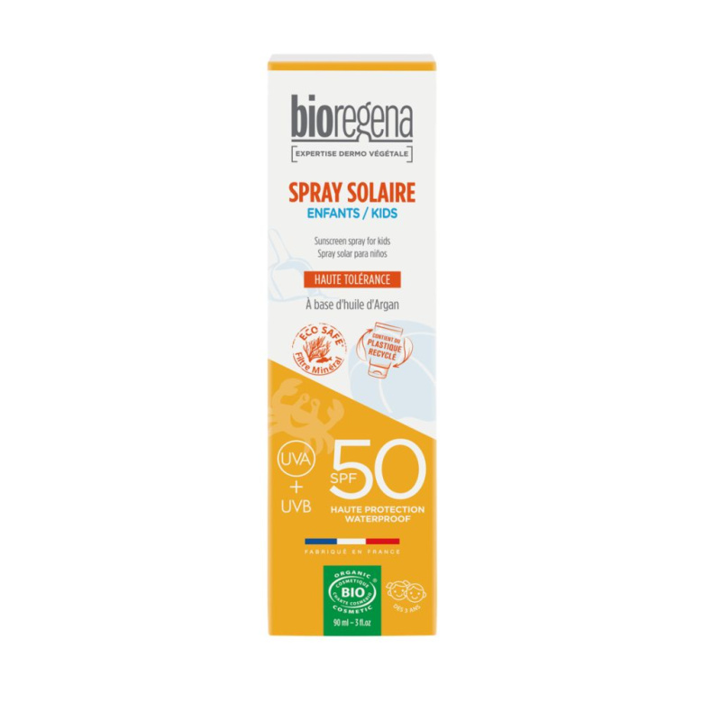 Bioregena Spray Solaire ochranná péče proti slunečnímu záření pro děti SPF 50 90 ml