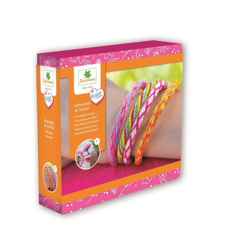 Sada pro výrobu náramků Kumihimo - náramky přátelství