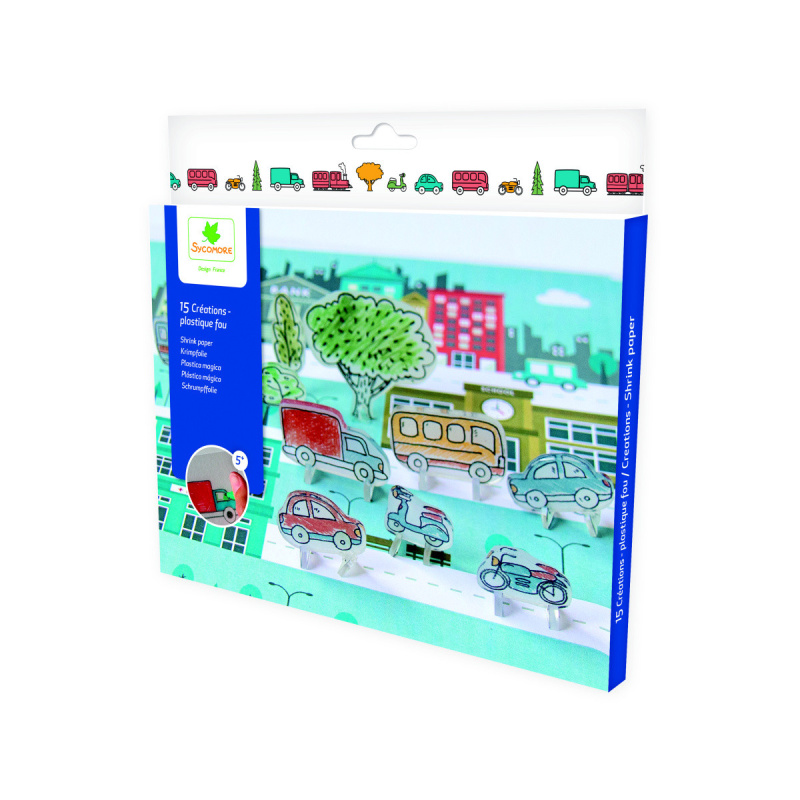 Smršťovací fólie - vozidla na tvoření