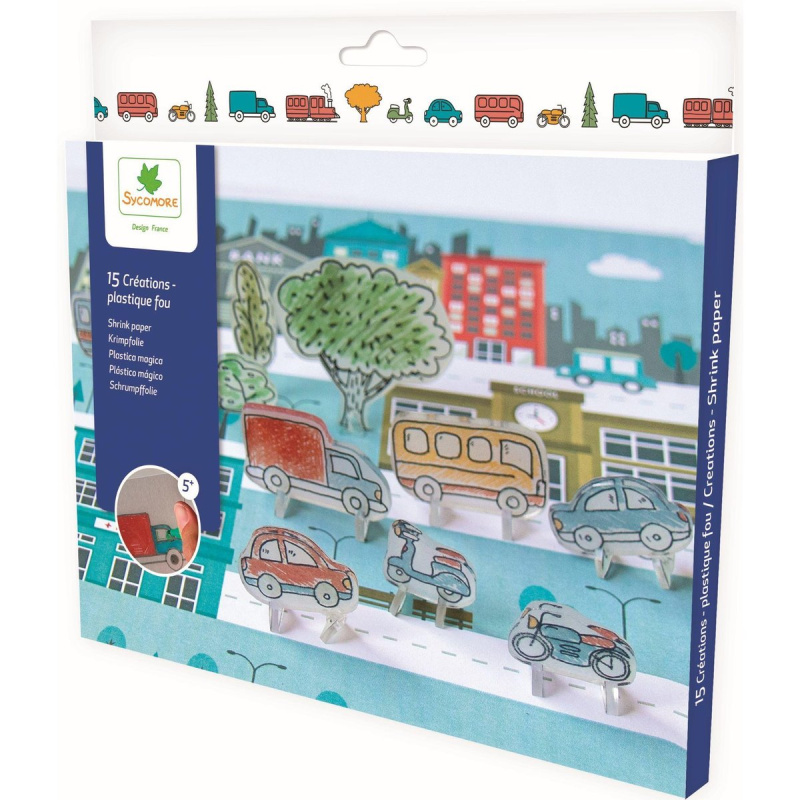 Smršťovací fólie - vozidla na tvoření