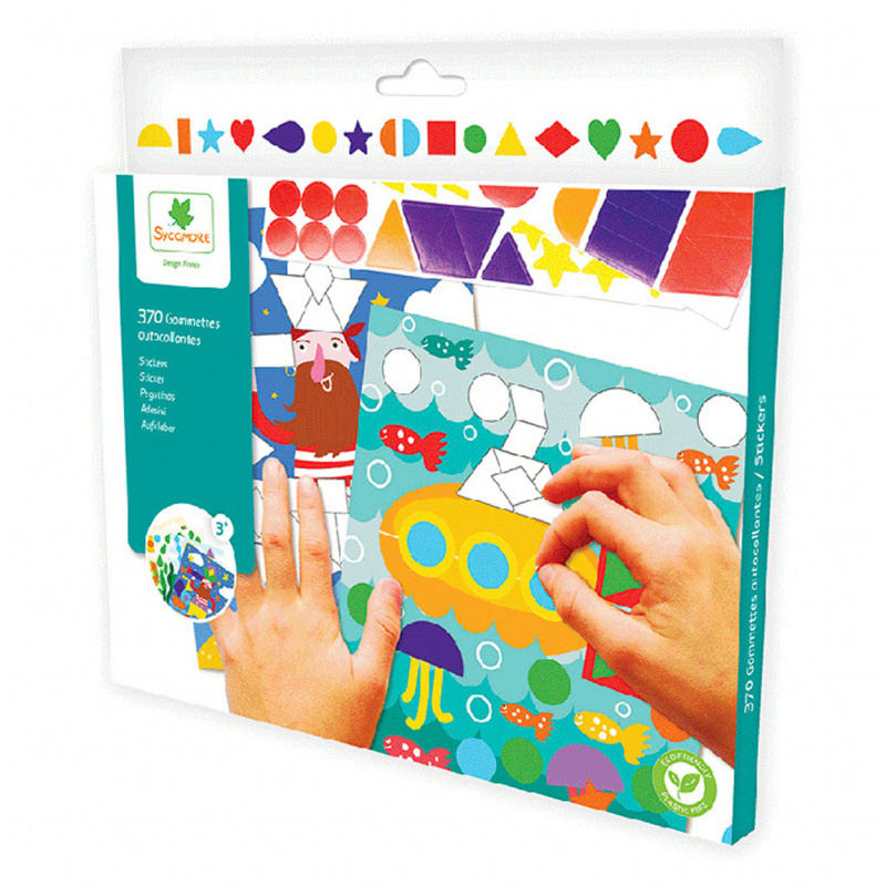 Samolepky tvary a barvy