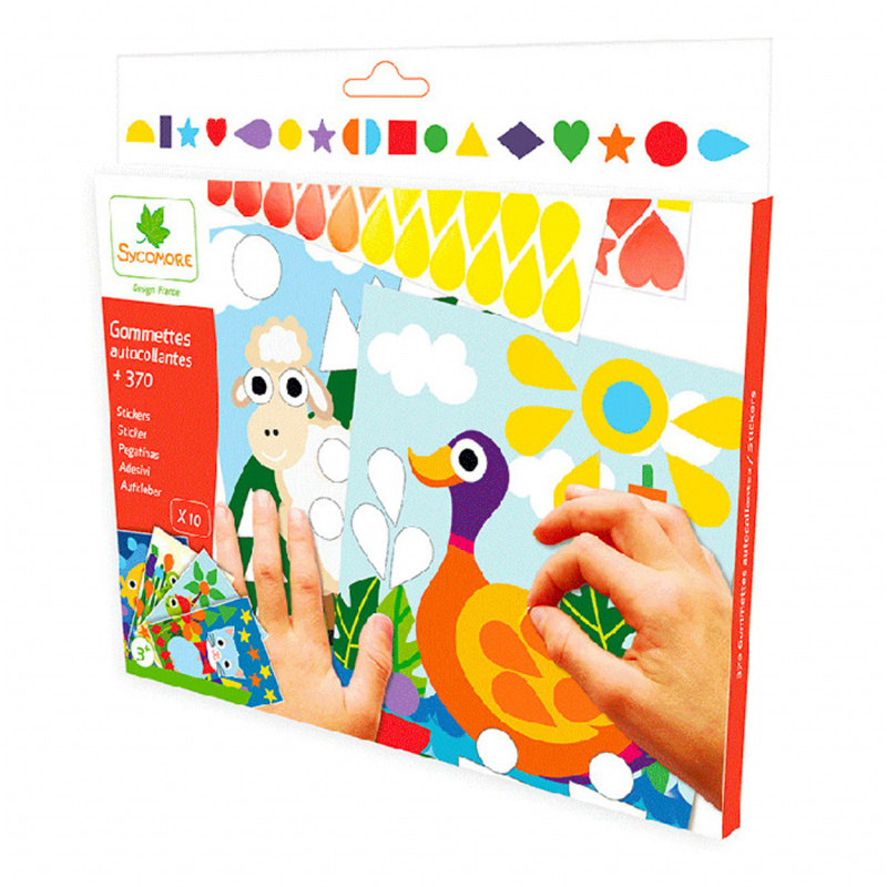 Samolepky Farma - tvary a barvy