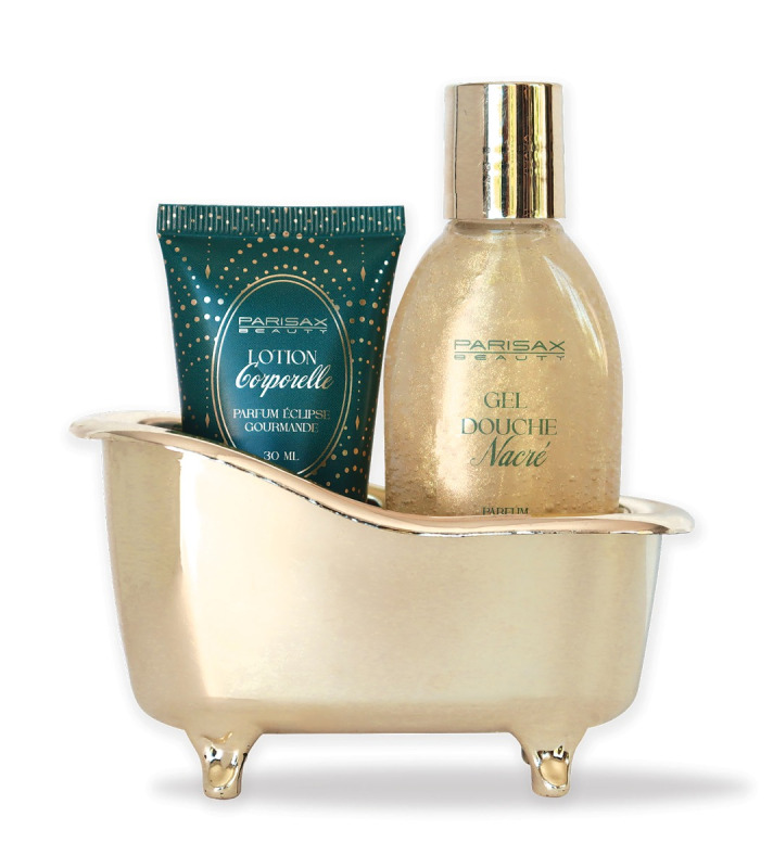 ParisAx Dárková koupelová sada v mini vaničce 2 ks