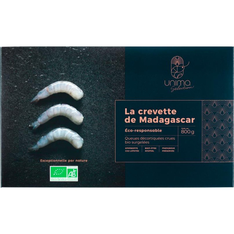 Unima Selection BIO Krevety z Madagaskaru loupané