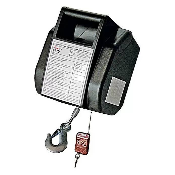 Elektrický naviják Ribitech PE12VT1 / tažná síla 5000 kg / O lana 4,8 mm / 300 W / černá Varianta: ivi2