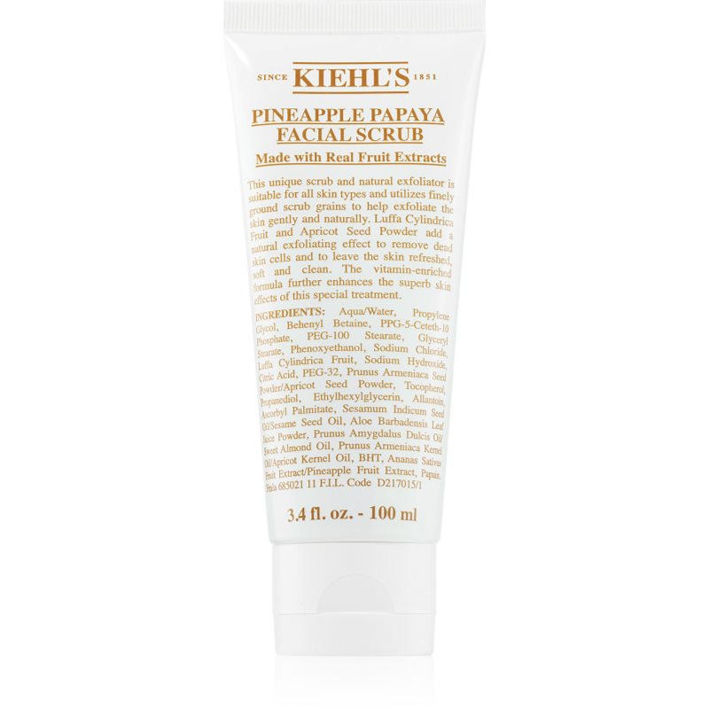 Kiehl's Pineapple Papaya Facial Scrub peeling pro všechny typy pleti 100 ml