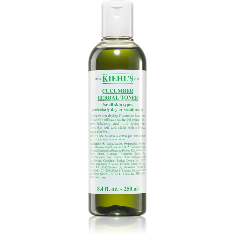 Kiehl's Cucumber Herbal Toner pleťové tonikum pro suchou až citlivou pleť 250 ml
