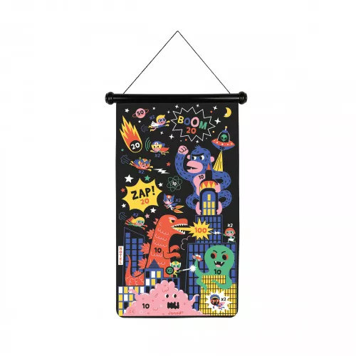 Superhrdinovia (Magnetický terč so šípkami bez hrotov)