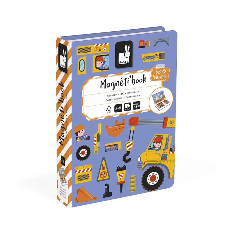 Magnetibook Na stavbe - hra z kategorie Vzdělávací hry