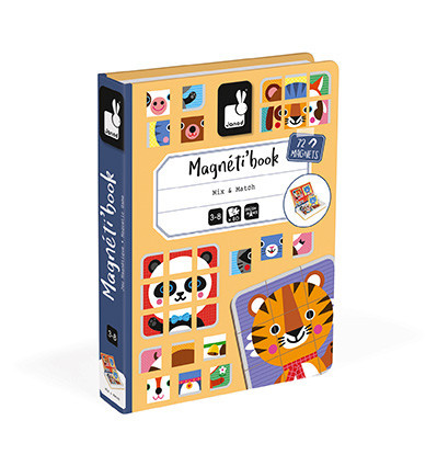 JANOD Magnetibook Zvířátka - Puzzle