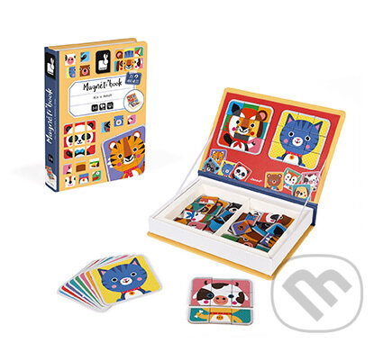 JANOD Magnetibook Zvířátka - Puzzle