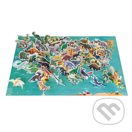 Dinosaury (Vzdelávacie puzzle) - puzzle z kategorie Maxi dílky