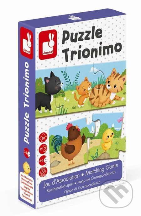 JANOD Puzzle Trionimo 10x3 dílky