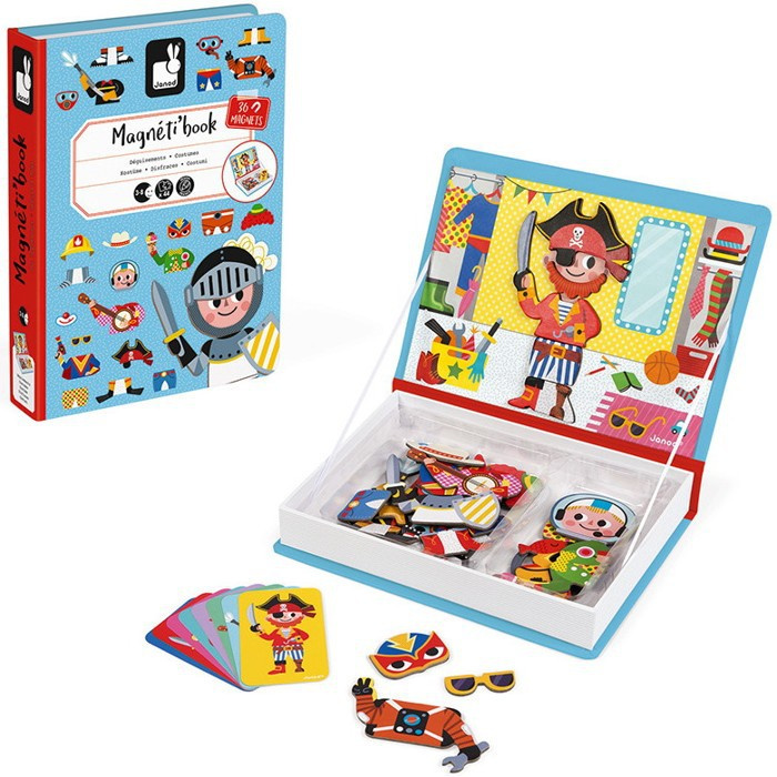 JANOD Magnetibook Oblékání - Chlapci