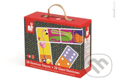 Detské obojstranné domino Džungľa - hra z kategorie Domino, hlavolamy