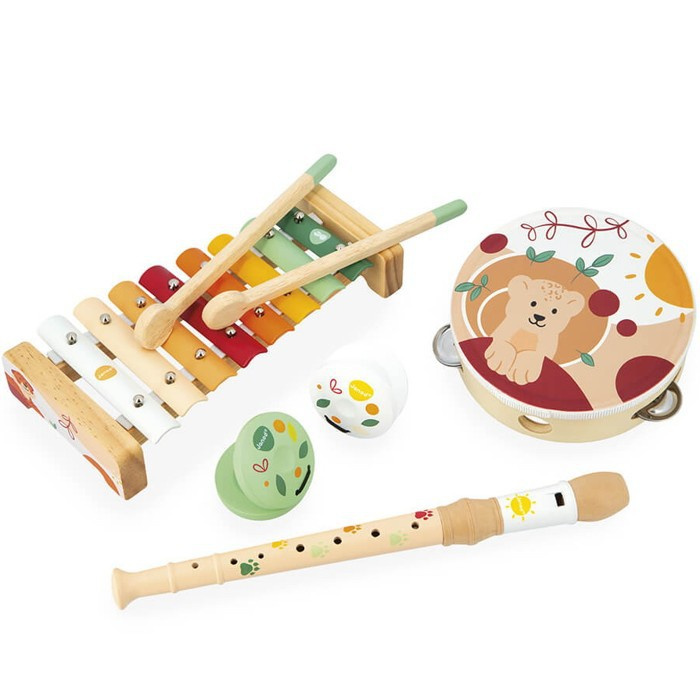 Hudba - Muzikální set, 4 nástroje Sunshine (Janod)