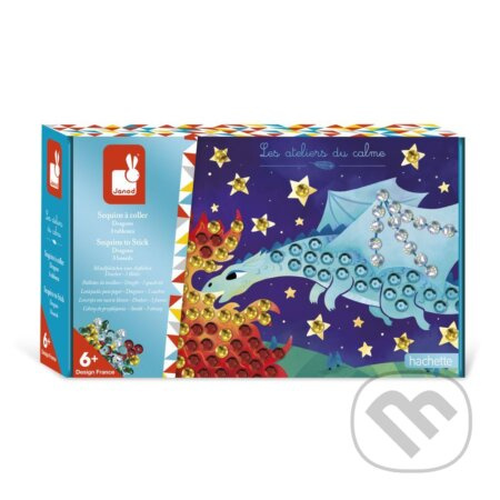 Draci (Janod Atelier Midi Obrázky s flitrami od 6 rokov)