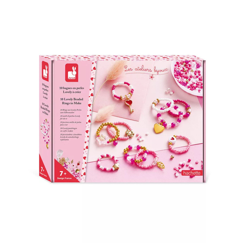 Výroba šperkov Perlové prstene 10 ks od 7 rokov (Atelier Kreatívna sada)