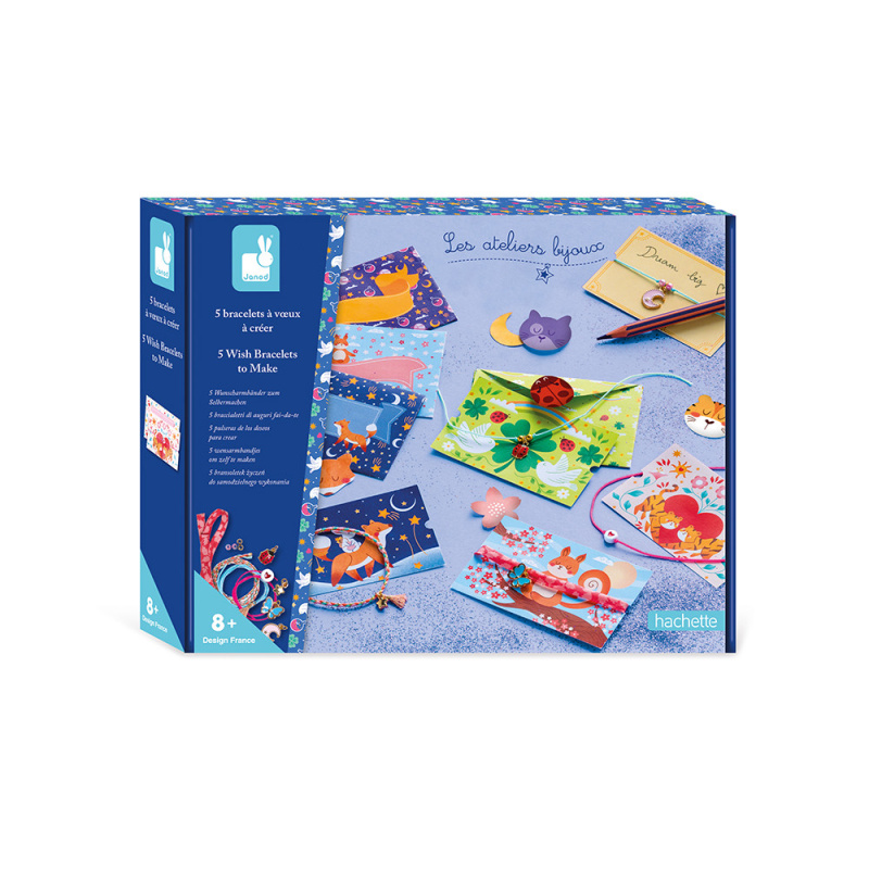 Kreatívna sada Výroba šperkov Náramky želaní (5 ks od 8 rokov)