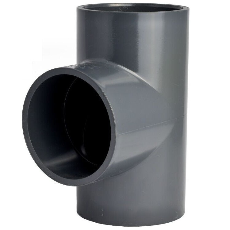 PVC T-kus 90 mm 90° lepení x lepení