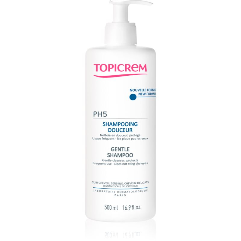 Topicrem PH5 Gentle Shampoo jemný šampon ke každodennímu použití pro citlivou pokožku hlavy 500 ml