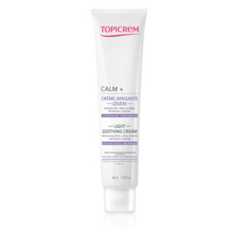Topicrem UH FACE CALM+ Light Soothing Cream lehký zklidňující krém pro normální až smíšenou pleť 40 ml