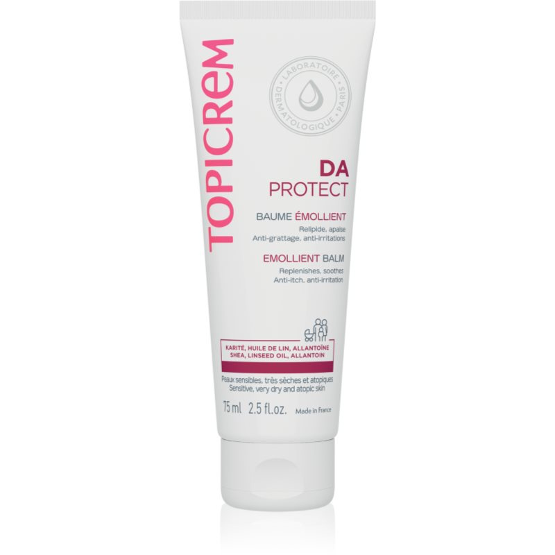 Topicrem AD Emollient Balm pečující tělový balzám pro velmi suchou citlivou a atopickou pokožku 75 ml