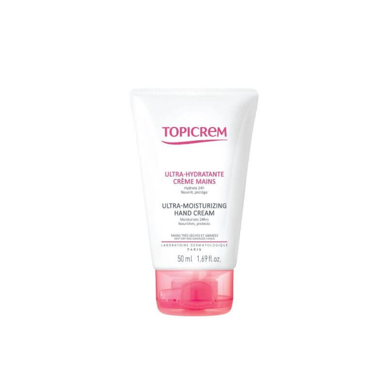 Topicrem UH BODY Ultra-Moisturizing Hand Cream hydratační krém na suchou a popraskanou pokožku rukou 50 ml