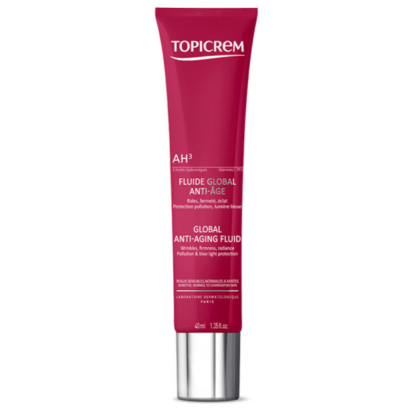 Topicrem Pleťový fluid proti vráskám AH3 (Global Anti-Aging Fluid) 40 ml