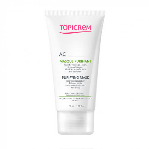 Topicrem AC Purifying Mask hloubkově čisticí maska pro mastnou a smíšenou pleť 50 ml