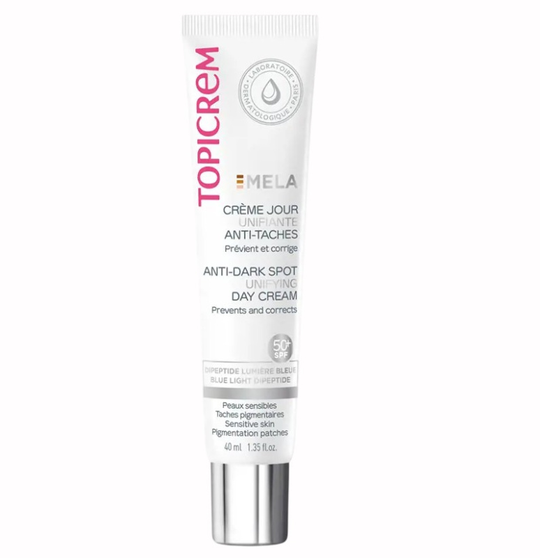 Topicrem MELA Corrective Day Cream denní krém proti tmavým skvrnám SPF 50+ 40 ml