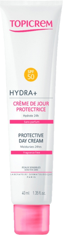 Topicrem Hydra+ Protective Day Cream ochranný denní krém SPF 50+ 40 ml