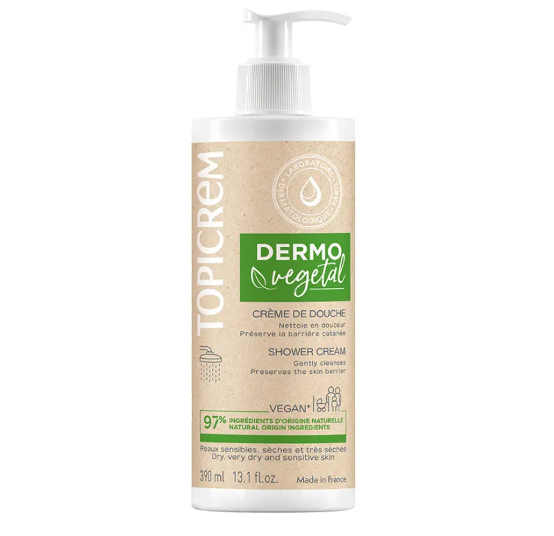 Topicrem Dermo Vegetal Shower Cream hydratační sprchový krém 390 ml