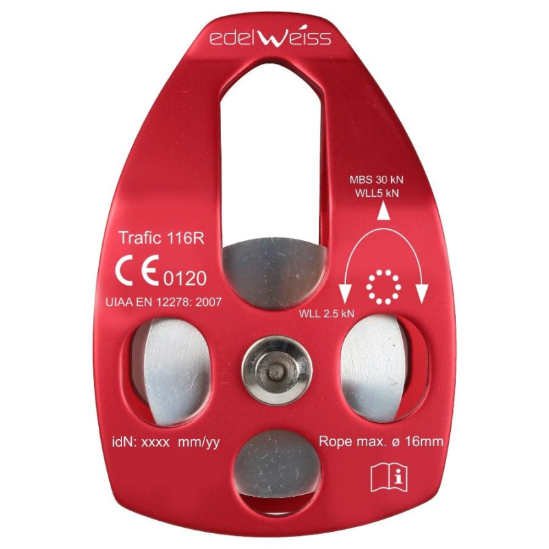 Edelweiss Poulie Simple Trafic 116R, horolezecké vybavení