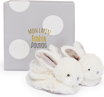 Doudou et Compagnie Paris Doudou Dárková sada Sada botiček s chrastítky jednorožec 0-6 měsíců