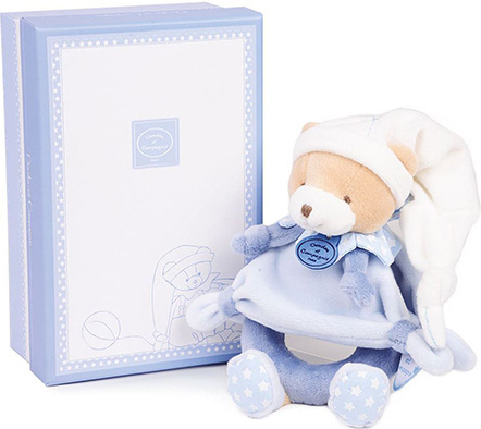 Doudou Plyšové chrastítko medvídek 19 cm