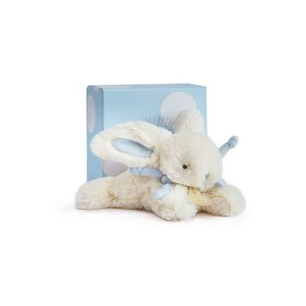 Doudou Plyšový králíček modrý 16 cm