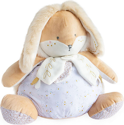 Doudou Bílý králíček s prostorem pro uložení pyžámka 38 cm