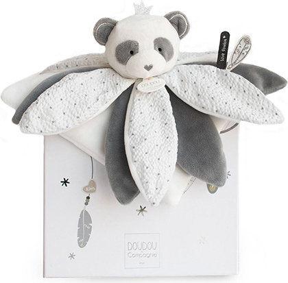 Doudou Dárková sada - plyšový usínáček panda 26 cm